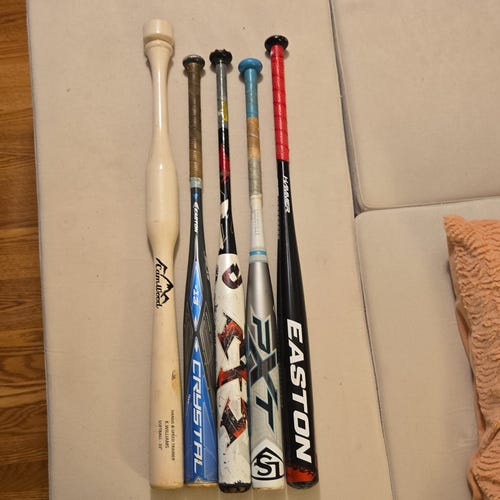 Lightly used Softball bats