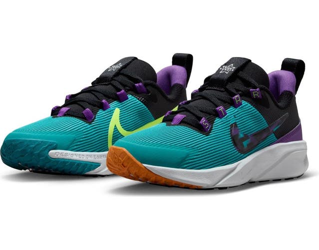 Nike Star Runner 4 SE FJ1806-300 Sneaker Kids 1 Teal Nebula Running Shoe RHS8869
