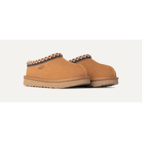 UGG Tasman II 1019066T-CHE Slippers Toddlers 7T Chestnut Suede Slip On RHS8484