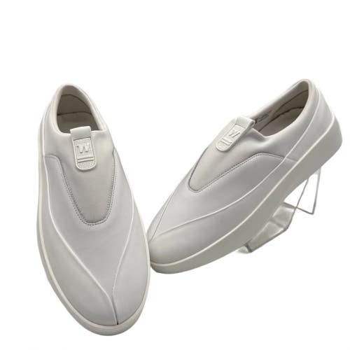 Wolf & Shepherd Cruise Tre Sneakers Men's 7.5 White Leather Casual Shoes ZAP2519