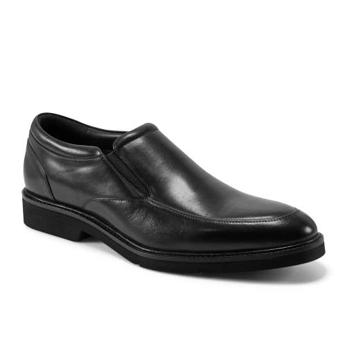Rockport Folton Loafers Men's US 10 4E Black Leather Slip On Dress Shoes ZAP2517