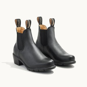 Blundstone 1671 Boots Men's 4.5 Black Leather Cuban Heel Ankle Chelsea ZAP2545