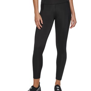 Dkny Sport Leggings Women's Large Black Ultra Compression High-Waisted FTS1577