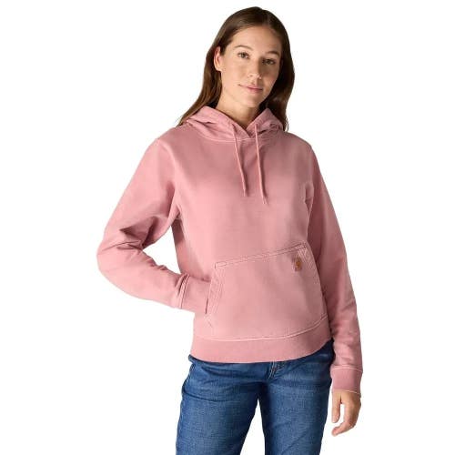 Carhartt Hoodie Women's XS Rose Tint French Terry Midweight Relaxed Fit POSH286