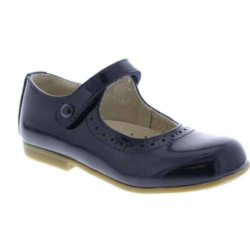 FootMates Emma 3101 Girls 8 Navy Patent Leather Arch Support Mary Jane ZAP2516