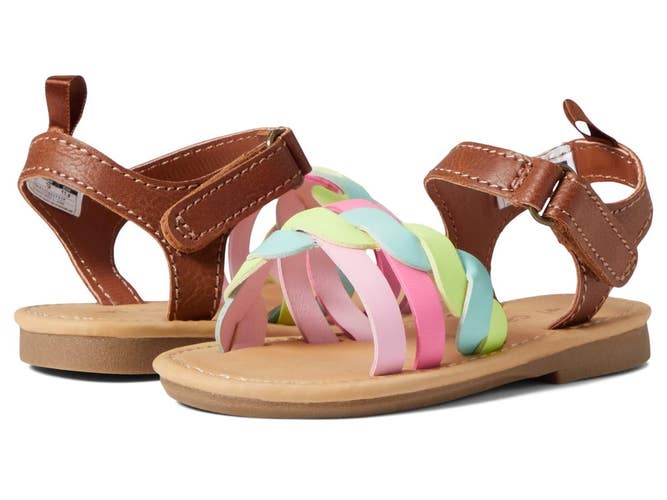 Carter's Denali2 Sandals Girls US 4 Multicolor Open Toe Ankle Strap ZAP2618