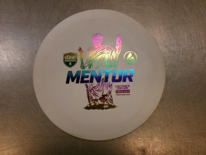 Used Discmania MENTOR Disc Golf Driver White 11339-S000203921