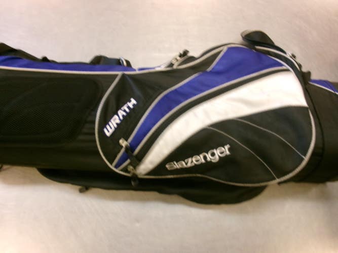 Used Slazenger WRATH BAG Mens Cart Bag Navy Blue 11339-S000203913