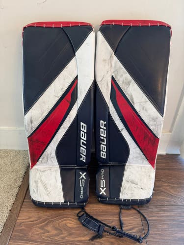 XS Bauer Vapor X5 Pro Goalie Leg Pads Intermediate XS (Used)