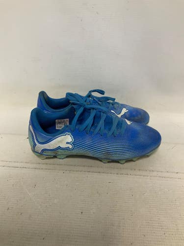Used Puma Soccer Cleats Royal Blue Junior 04 11823-S000040576