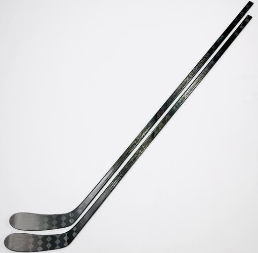 New 2 Pack Custom Black CCM XF Ghost (Trigger 10 Pro Build)-RH-65 Flex-P28-Grip W/ Bubble Texture