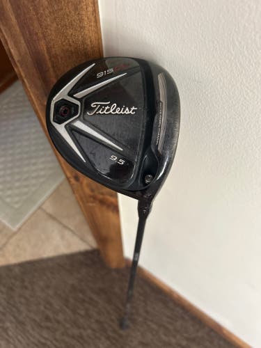 Men's 2015 Titleist 915 D3 Right Handed Driver Stiff Flex 9.5 Loft (Used)