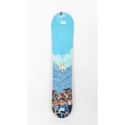 burton kids snowboard used 108cm Deck (Top Is Cracking) Flat Top with Easy Bevel BURTON Kids 122 Chopper SNOWBOARD