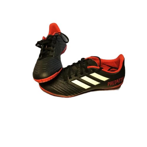 Used Adidas DB2136 Soccer Indoor Shoes Black Senior 8 11730-S000071165