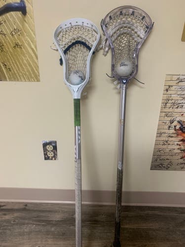 Notre Dame Game Used Lacrosse Sticks