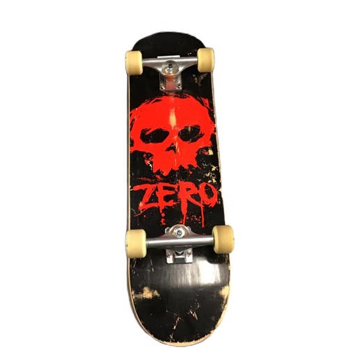 Used Zero BLOOD SKULL Complete Skateboard Black 8 1/4" 11730-S000069512