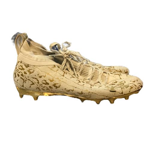 Used Under Armour 3024251-100 Adult FB Cleats White Senior 11.5 11730-S000072521