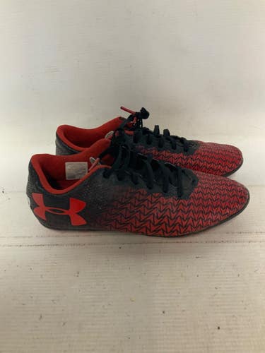 Used Under Armour Soccer Cleats Red Junior 04.5 11823-S000040397