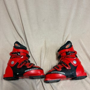 Mondo 20 & 20.5 Kid's Rossignol All Mountain Comp J Ski Boots (Used)