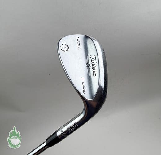 Right Handed Titleist Vokey SM6 S Grind Wedge 56*-10 Wedge Steel Golf Club