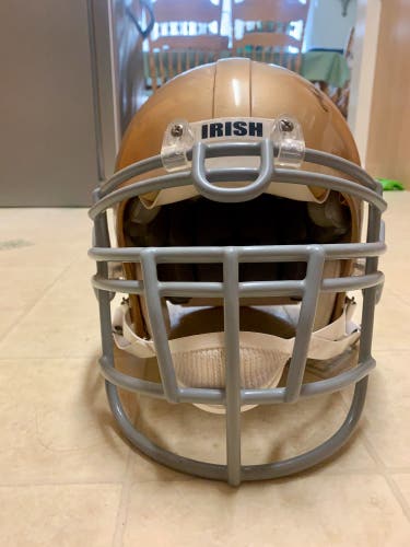 Notre Dame Game Used Signed Football Helmet