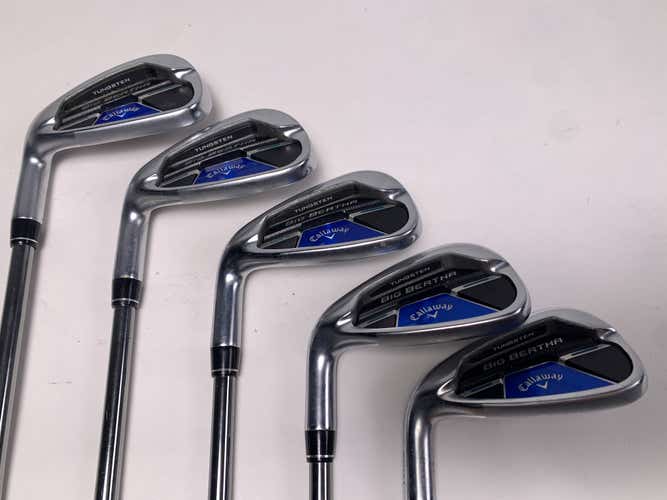 LEFTY Callaway Big Bertha REVA Womens Iron Set 7-PW+AW RCH 45 Ladies Graphite LH