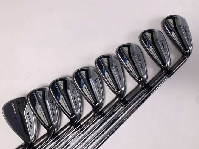 TaylorMade Speedblade Iron Set 4-PW+AW 85g Regular Steel Mens RH