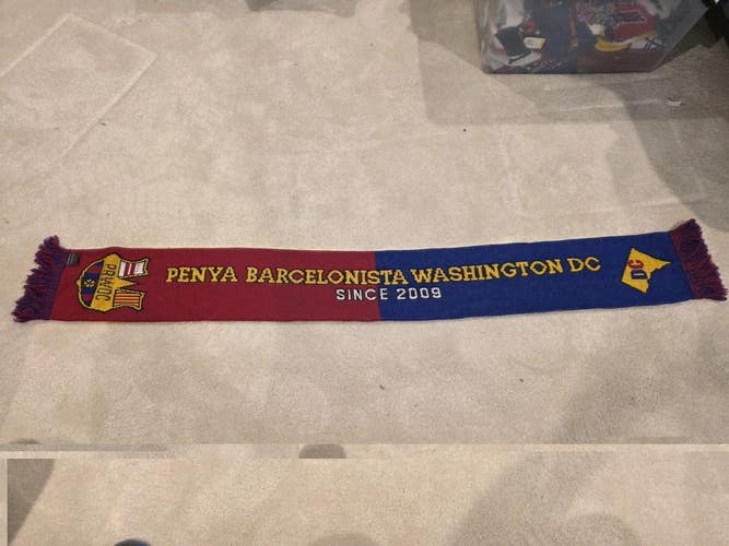 FC Barcelona Washington DC Supporters Scarf 10th Anniversary