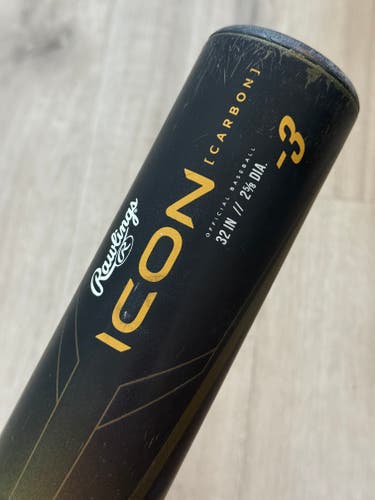 2023 Rawlings Icon BBCOR Composite Bat -3, 32/29