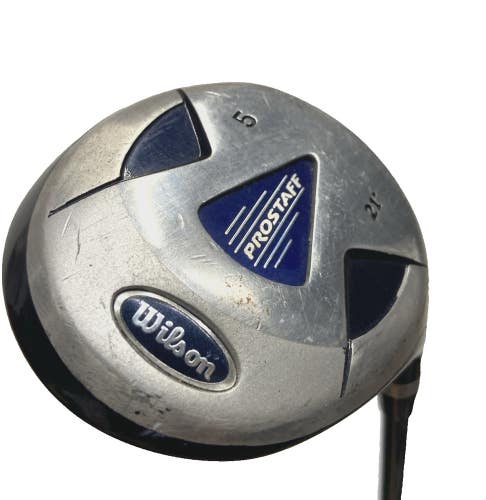 Wilson ProStaff Oversize 5 Wood 21* Men's RH Regular Graphite 42" New Jumbo Grip