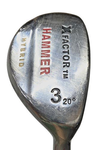 X Factor Hammer 3 Hybrid 20* Aerospeed Regular Graphite 42.5" RH New Jumbo Grip