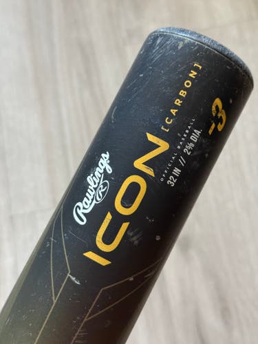 2023 Rawlings Icon BBCOR Composite Bat -3, 32/29