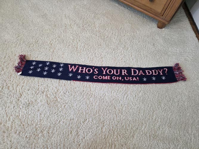 Whos Your Daddy Come On USA Soccer Scarf