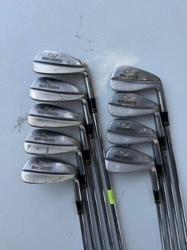 Henry Griffitts Matchblade Iron Set 3-PW, TW SST Pure Stiff Flex NICE