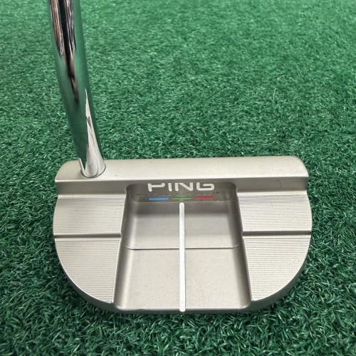 PING PLD Milled DS72 Mallet Putter Men's Right Hand Steel Shaft 33.5" MINT!
