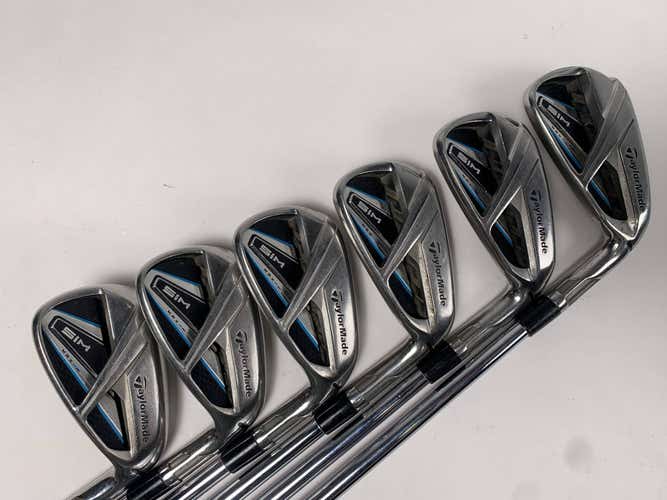 TaylorMade SIM MAX Iron Set 5-PW KBS Tour-V 100g Regular Steel Mens RH