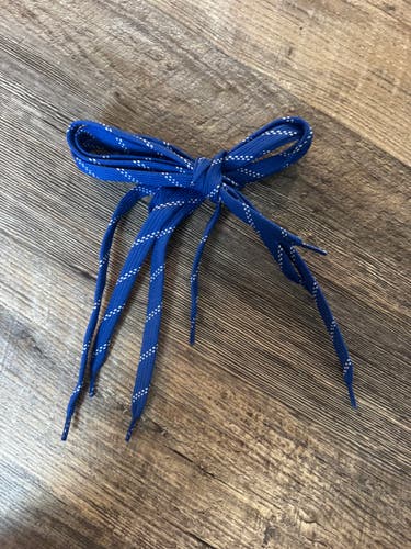 Blue Patterned Lacrosse Shooting Strings | Lot of 4 | New
