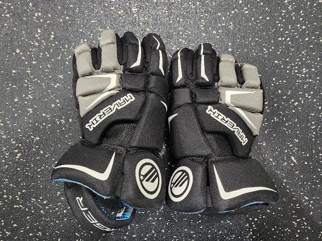 Used Maverik CHARGER Lacrosse Gloves Junior Black 10" 11849-S000041659