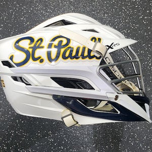 Used Cascade XRS ST PAULS Lacrosse Helmet White One Size 11849-S000041651