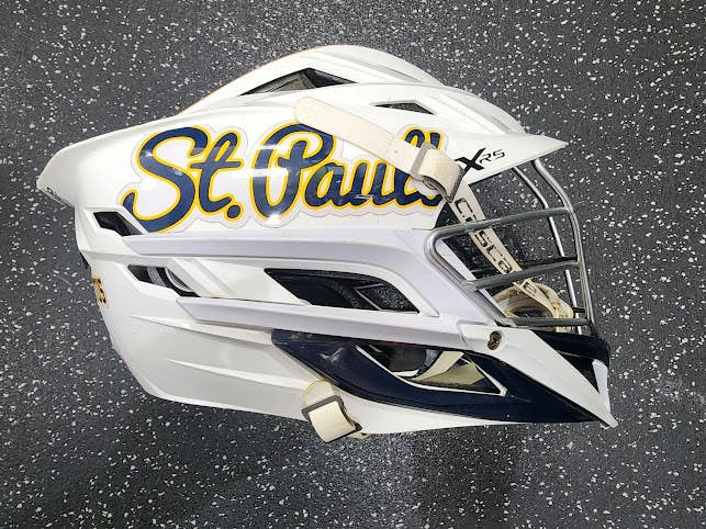 Used Cascade XRS ST PAULS Lacrosse Helmet White One Size 11849-S000041651