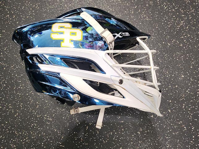 Used Cascade XRS PR CHROM BLUE Lacrosse Helmet Royal Blue One Size 11849-S000041652