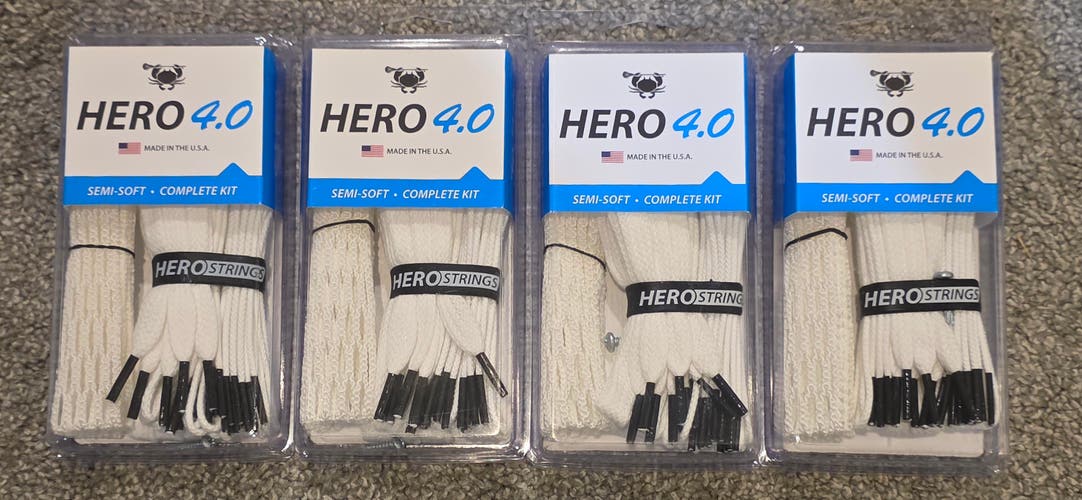 ☆Lot of 4☆ ECD HERO 4.0 Mesh Kit Semi-Soft WHITE (Complete Kit & BRAND NEW!)