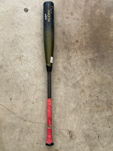 2023 Rawlings Icon Composite BBCOR Certified Bat (-3) 30 oz 33" (Used)