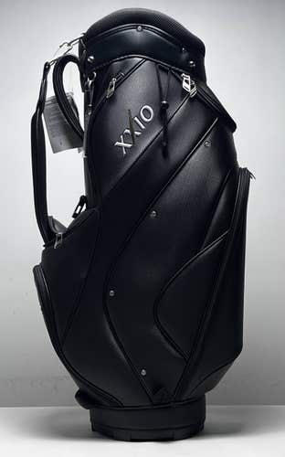 XXIO Lightweight Caddy Cart Bag Black 4-Way Divide Single Strap Golf Bag NEW