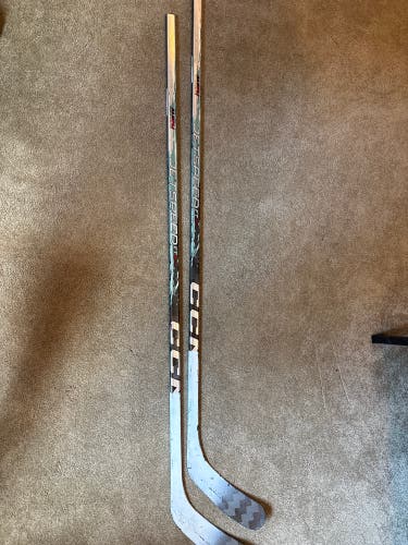 Senior CCM Jetspeed ft9 pro Left Hand Hockey Stick P90TM 65 Flex (Used)