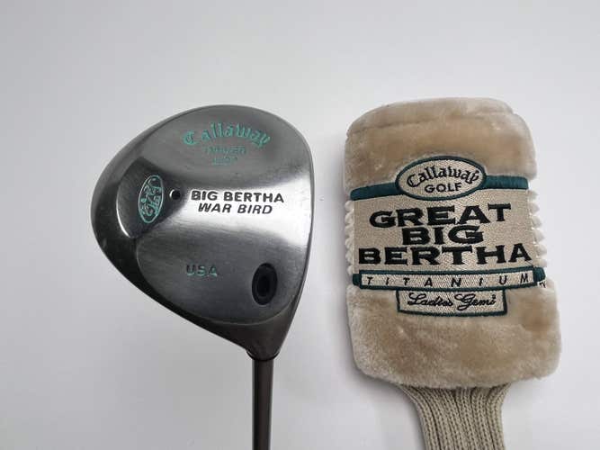 Callaway Big Bertha Warbird Driver 10* GEMS Ladies Graphite Womens RH HC