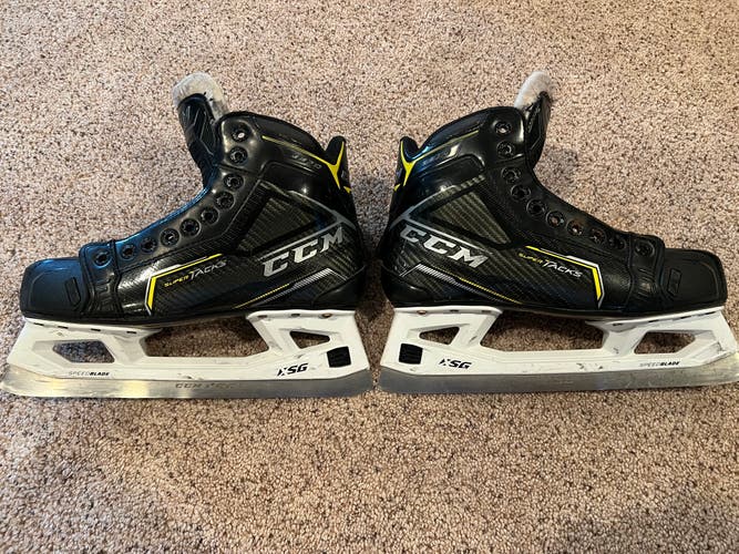 CCM Super Tacks 9370 Hockey Goalie Skates Regular Width 7 (Used)