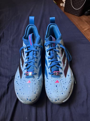 Adidas Adizero Impact BSB Perfect Game Blue Baseball Cleats Mens 11.5 LIMITED EDITION Adidas