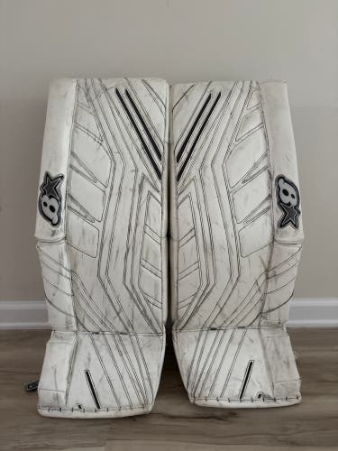 31" 2022 Brian's G-Netik V Pro Custom Goalie Leg Pads Pro Stock (Used)