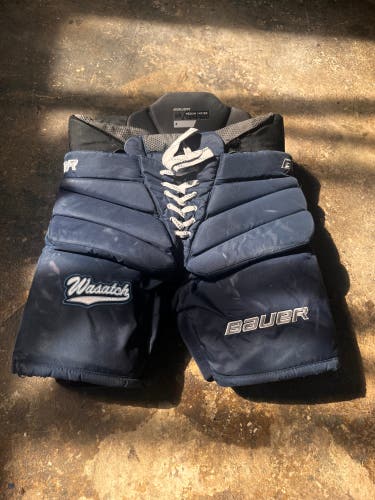 Senior Medium Bauer Pro Hockey Goalie Pants Pro Stock (Used)